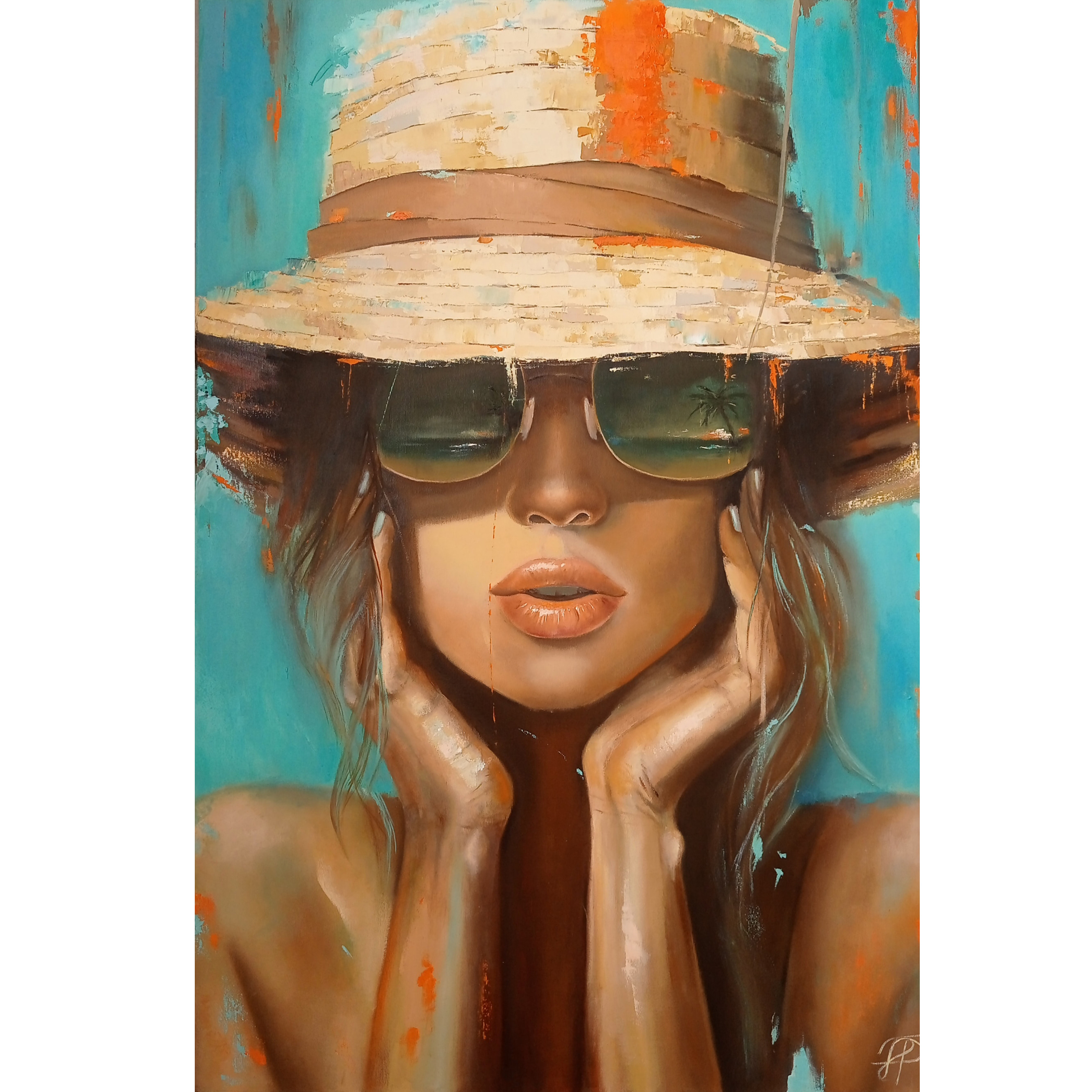 Escape Into Yourself original painting by Julianna Tulinova #art