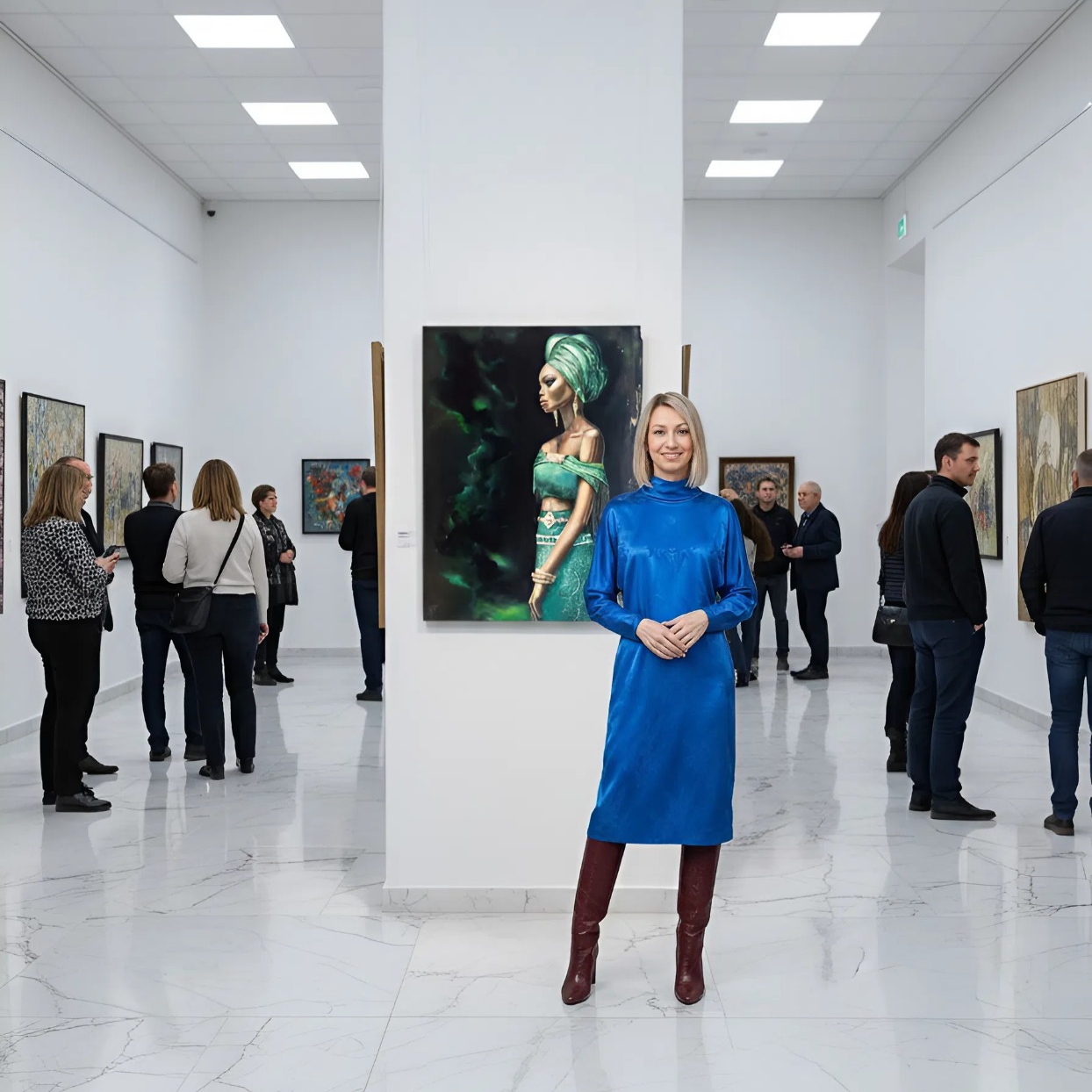 Julianna Tulinova art exhibition and gallery presentation #artexhibition #galleryart