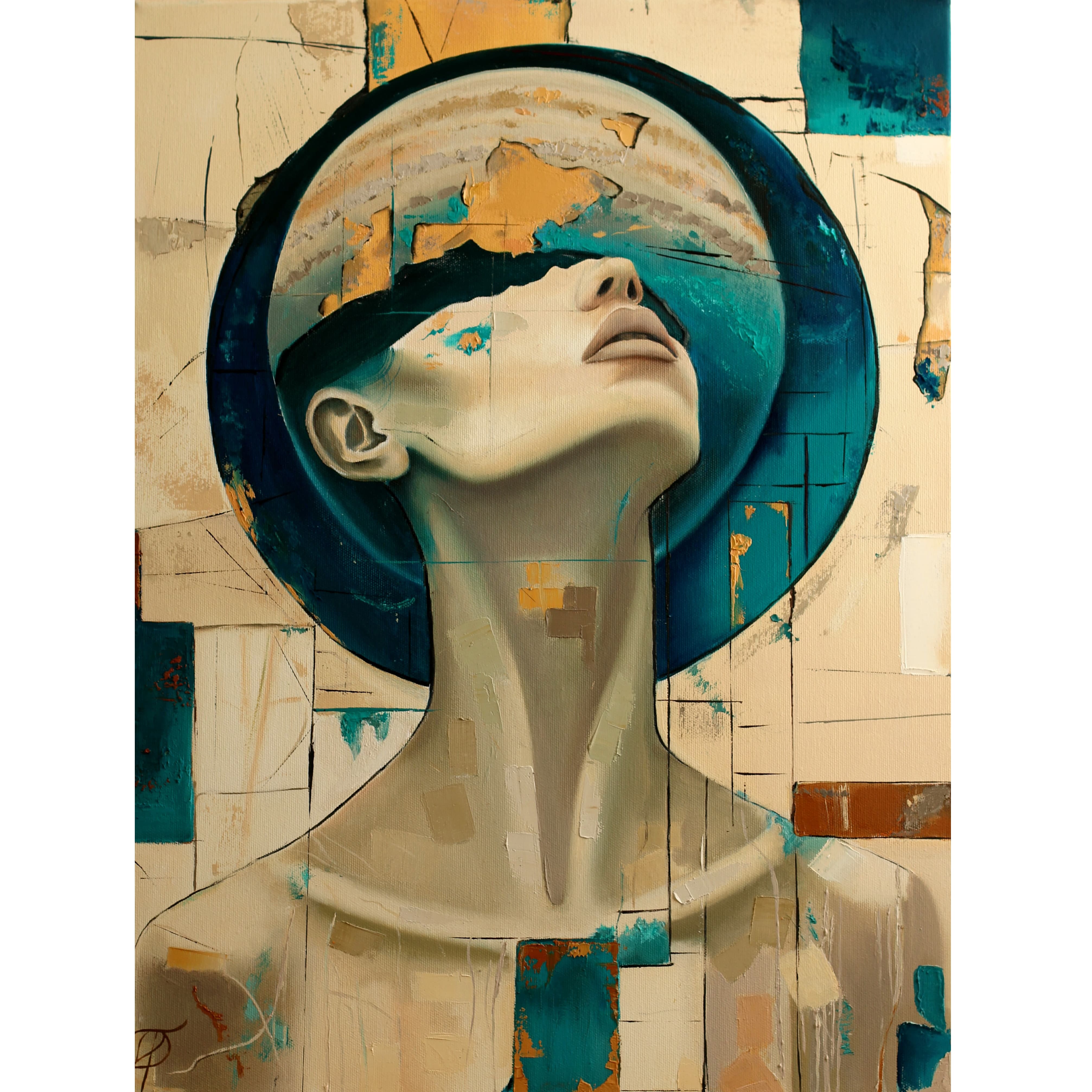 Gravity original painting by Julianna Tulinova #painting