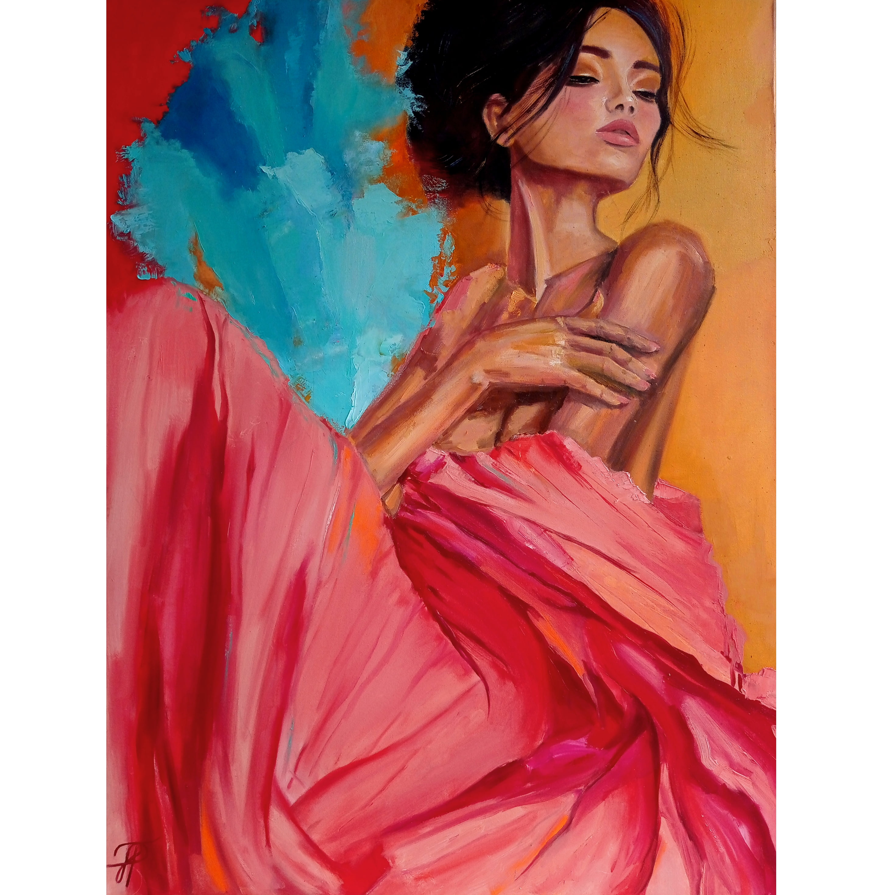 Puls original painting by Julianna Tulinova #tulinovaart