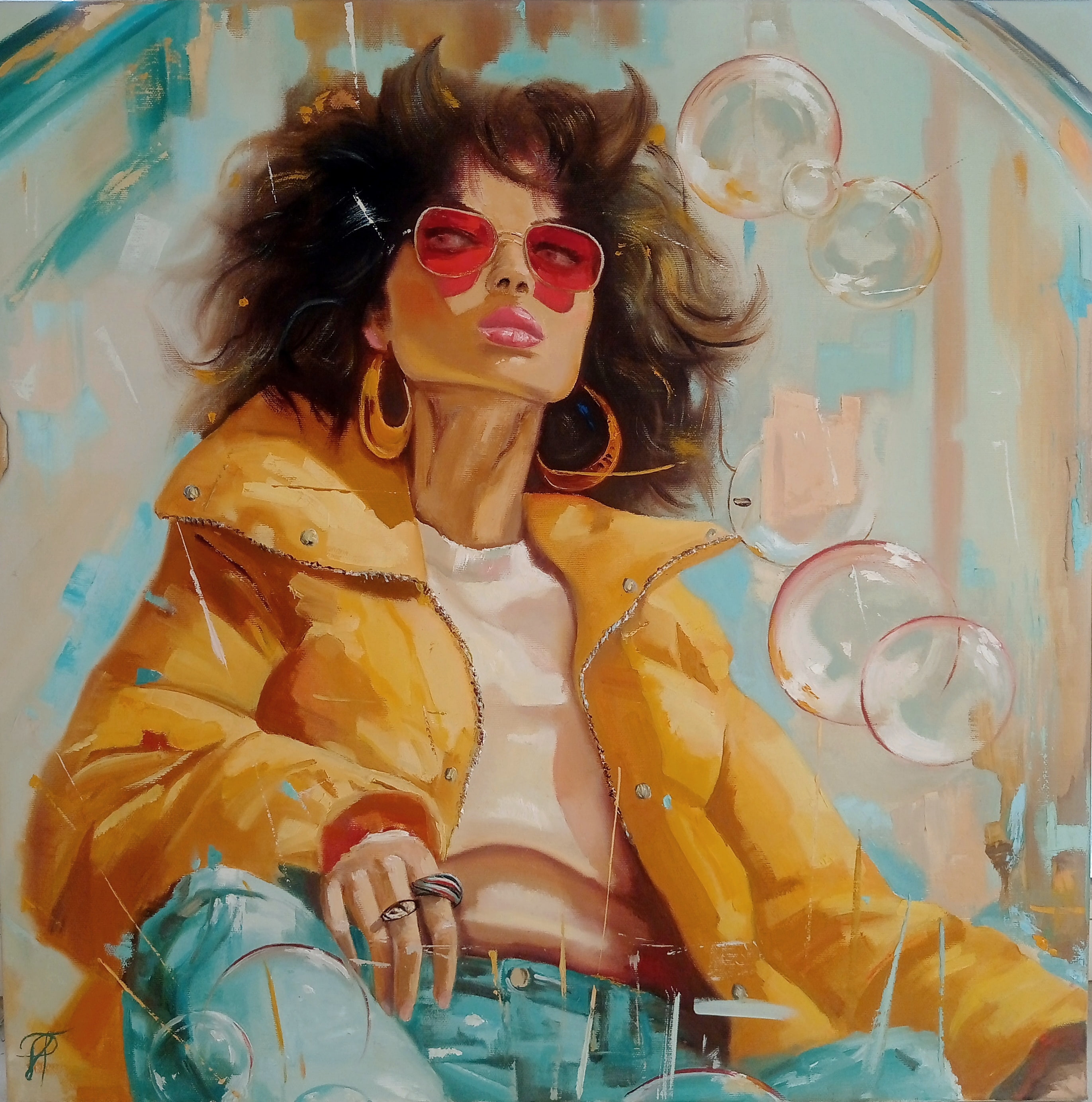 At the top original painting by Julianna Tulinova #painting #juliannatulinova