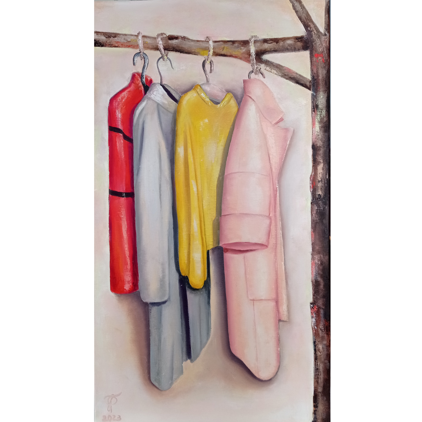 Four seasons original painting by Julianna Tulinova #collection