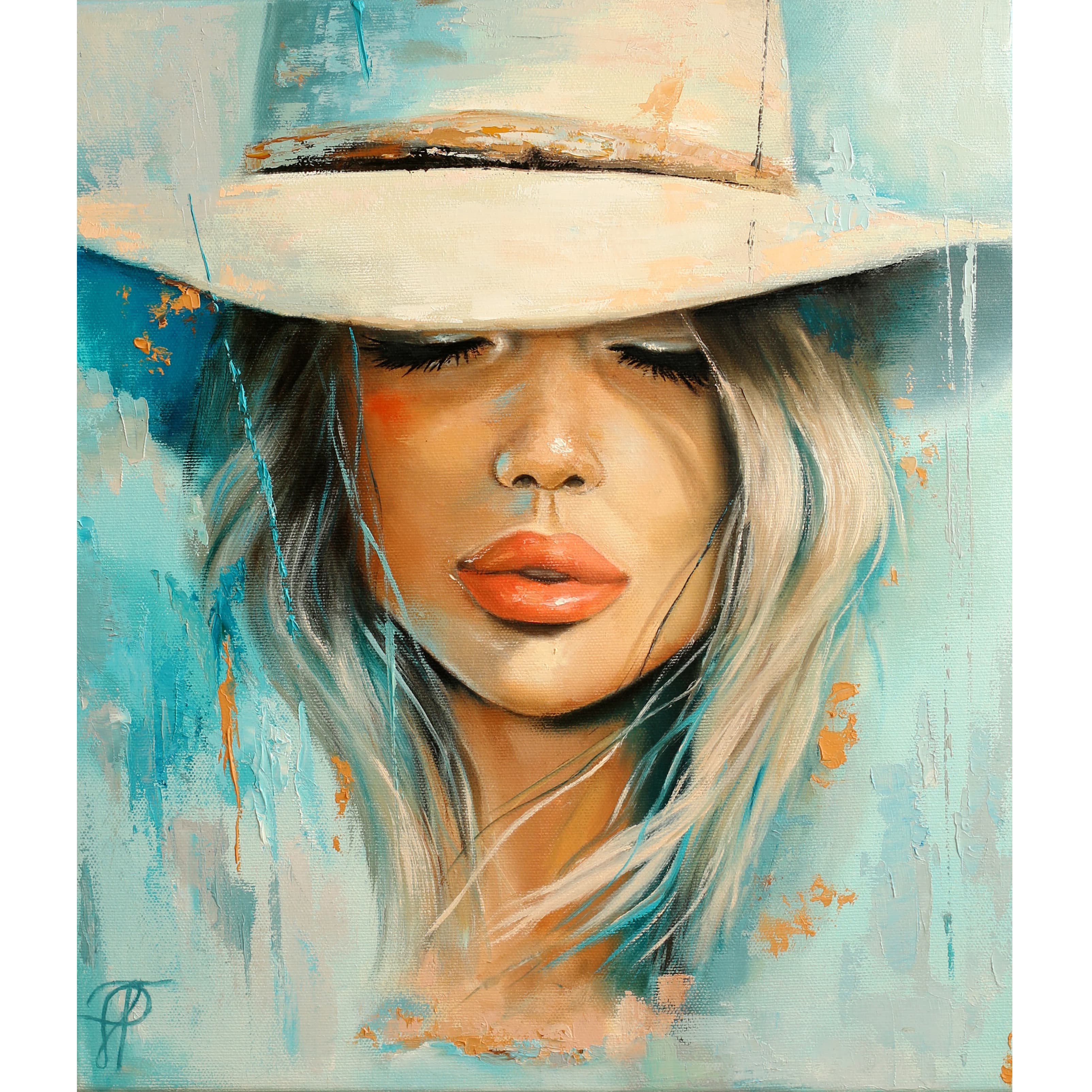 Touch of wind original painting by Julianna Tulinova #painting