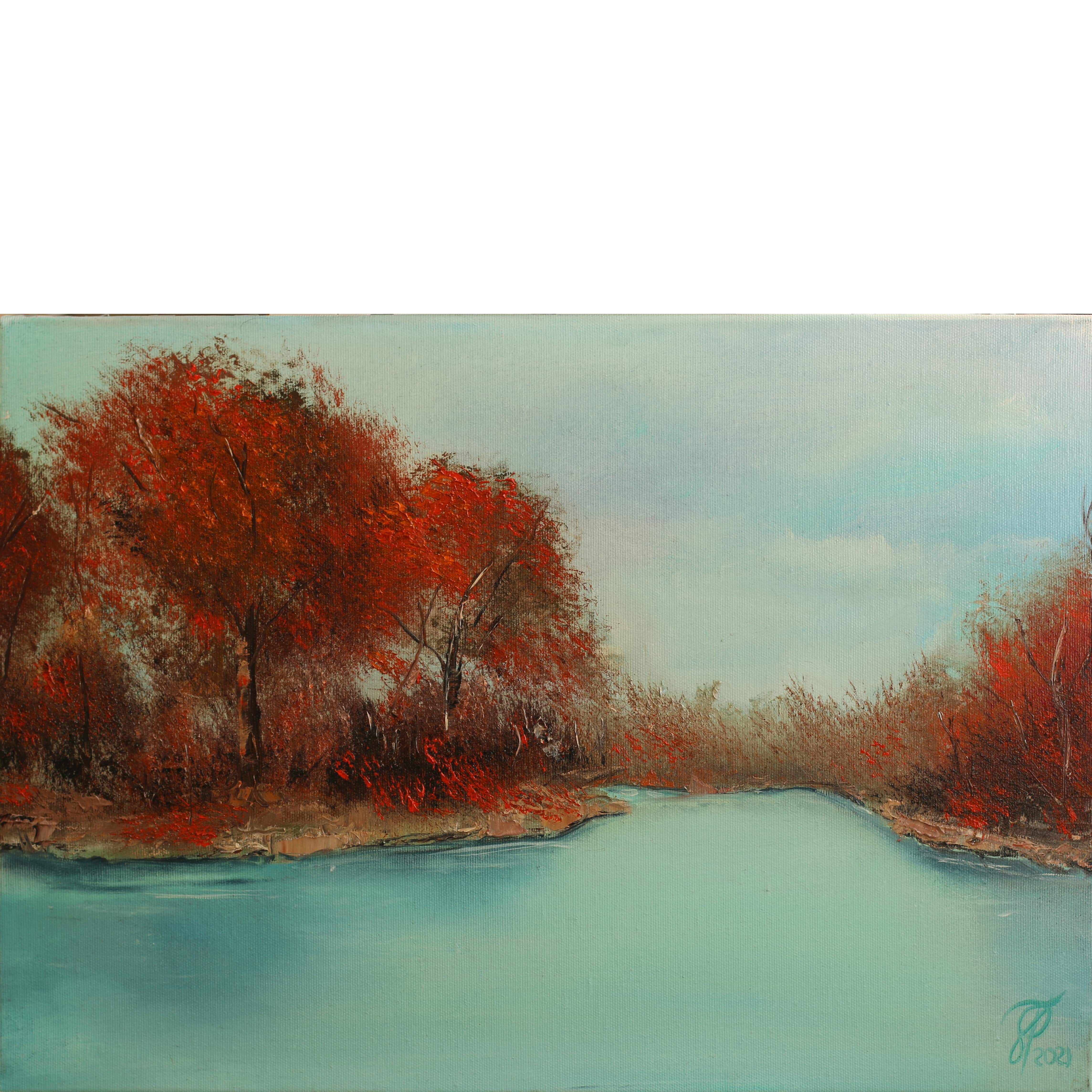 Autumn harmony original painting by Julianna Tulinova #art