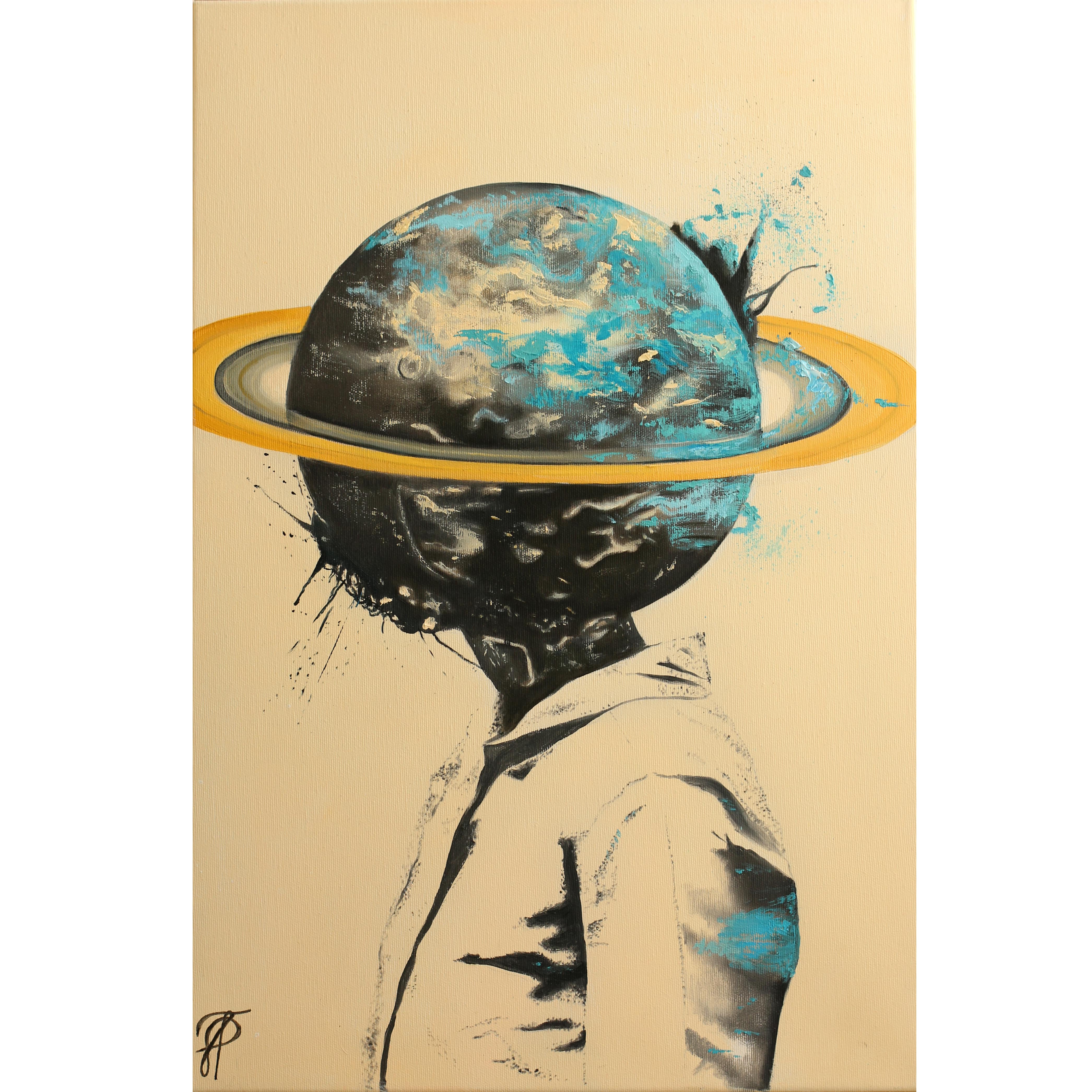 New human original painting by Julianna Tulinova #artcollection #juliannatulinova